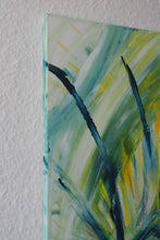 Lade das Bild in den Galerie-Viewer, Abstrakte Malerei auf Leinwand "Circle" - 120x40x1,5cm