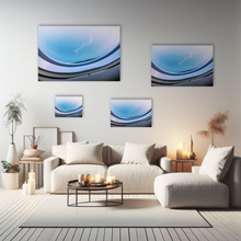 Lade das Bild in den Galerie-Viewer, Landschaftsfotografie "Ozean, Blick aus dem Flugzeug" - Neuseeland