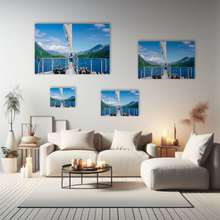 Lade das Bild in den Galerie-Viewer, Landschaftsfotografie "Blick vom Segelschiff" Doubtful Sound - Neuseeland