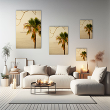 Lade das Bild in den Galerie-Viewer, Landschaftsfotografie "Palme und Schiff" - Südafrika