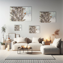 Lade das Bild in den Galerie-Viewer, Tierfotografie "Galapagos-Rubintyrann auf Palme" - Peru