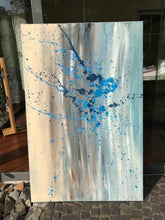 Lade das Bild in den Galerie-Viewer, Abstrakte Malerei auf Leinwand "Wonderland" - 115x75x1,5cm