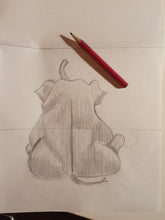 Lade das Bild in den Galerie-Viewer, Reale Malerei auf Leinwand "NCIS Elefant im Raum" - 80x80x1,5cm