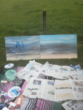 Lade das Bild in den Galerie-Viewer, Abstrakte Malerei auf Leinwand "Wonderland" - 115x75x1,5cm