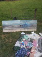 Lade das Bild in den Galerie-Viewer, Abstrakte Malerei auf Leinwand "Wonderland" - 115x75x1,5cm