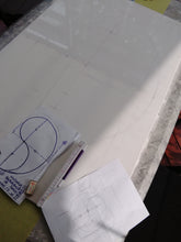 Lade das Bild in den Galerie-Viewer, Abstrakte Malerei auf Leinwand "Yin und Yang in Neon-Farben" - je 115x75x1,5cm