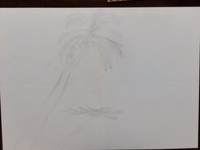 Lade das Bild in den Galerie-Viewer, Reale Malerei auf Leinwand "Palm Beach Maledives" - 70x50x1,5cm