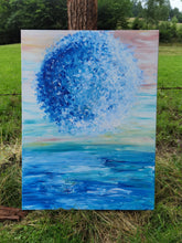 Lade das Bild in den Galerie-Viewer, Abstrakte Malerei auf Leinwand "New Horizons" - 80x60x1cm