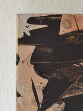 Lade das Bild in den Galerie-Viewer, Abstrakte Malerei auf Leinwand "Mr. Brown" - 115x75x1,5cm
