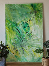 Lade das Bild in den Galerie-Viewer, Abstrakte Malerei auf Leinwand "New Beginning" - 115x75x1,5cm