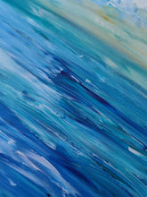 Lade das Bild in den Galerie-Viewer, Abstrakte Malerei auf Leinwand "New Horizons" - 80x60x1cm