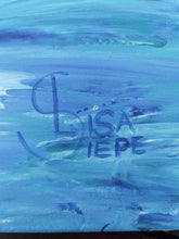 Lade das Bild in den Galerie-Viewer, Abstrakte Malerei auf Leinwand "New Horizons" - 80x60x1cm