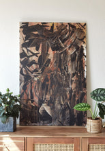 Lade das Bild in den Galerie-Viewer, Abstrakte Malerei auf Leinwand "Mr. Brown" - 115x75x1,5cm