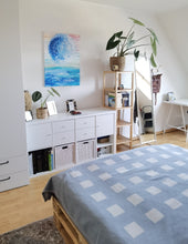 Lade das Bild in den Galerie-Viewer, Abstrakte Malerei auf Leinwand "New Horizons" - 80x60x1cm