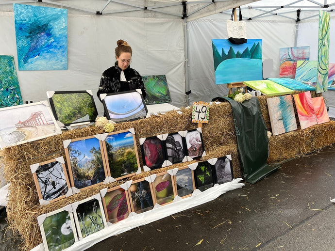 Wie die erste Ausstellung im Regen verlief