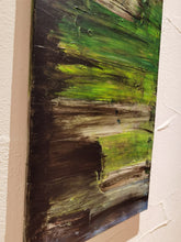 Lade das Bild in den Galerie-Viewer, Abstrakte Malerei auf Leinwand &quot;Repainted&quot; - 120x40x1,5cm
